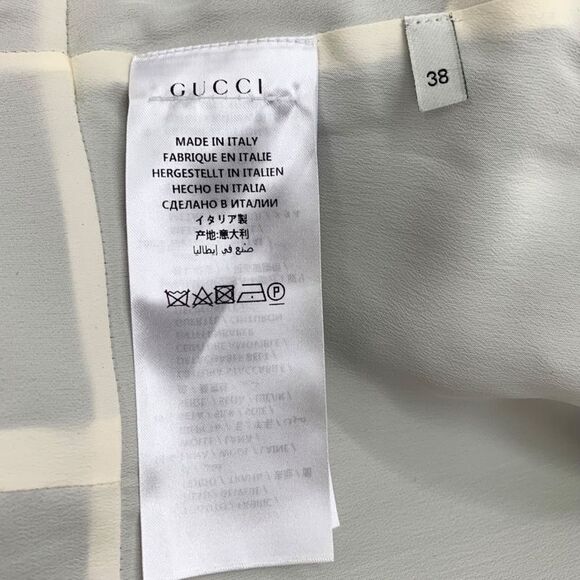 Gucci One Piece Black Ivory Black Gold Taiga Chain Belt Short Sleeve Unused - Picture 7 of 9